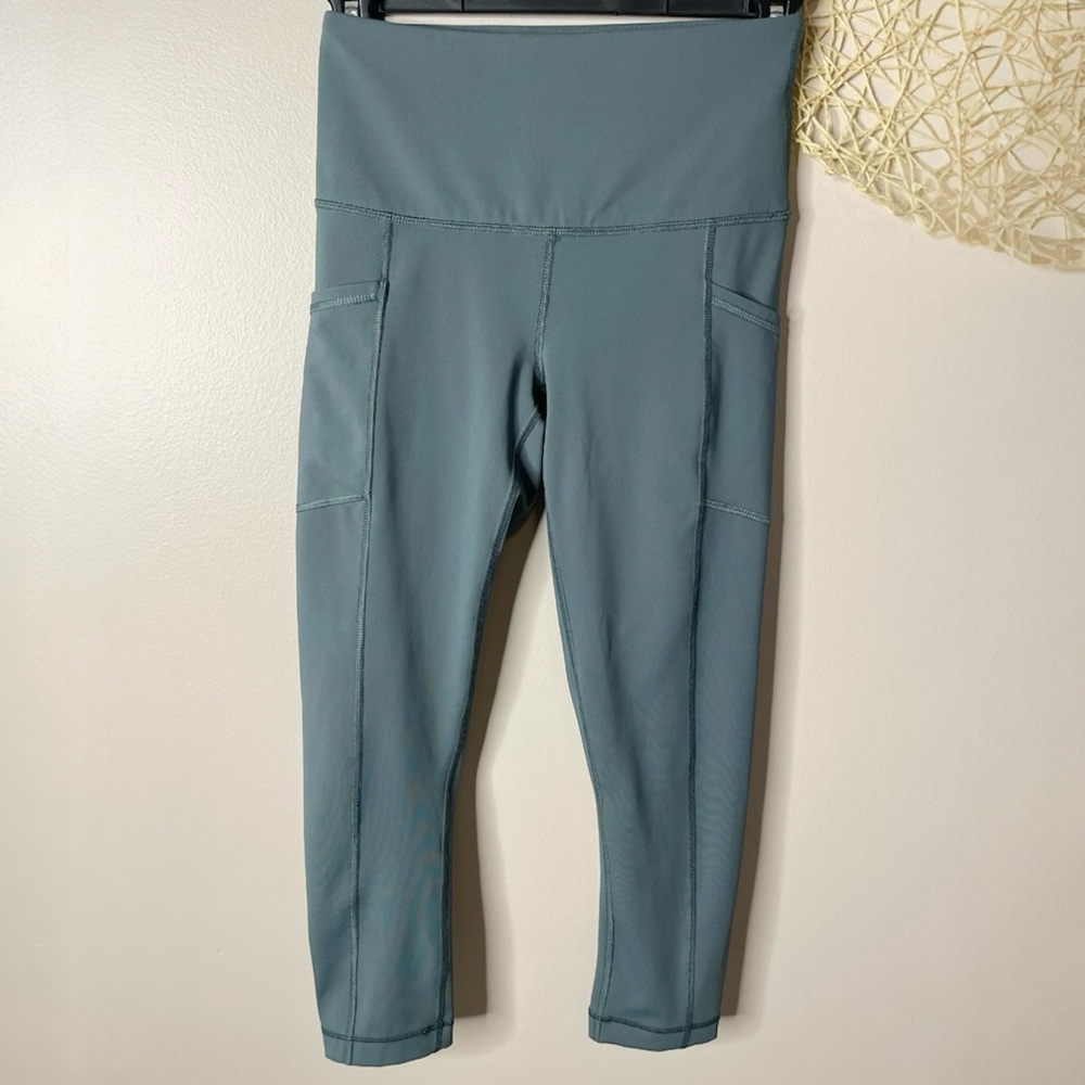90 Degree by Reflex Interlink High Rise Capri Pocket Leggings - XS